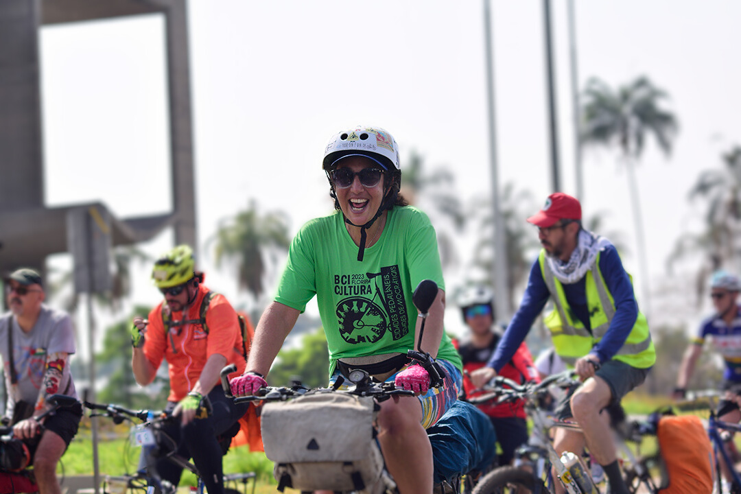 Cicloativista Muriel Syriane Velusa